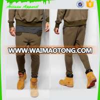 wholesale custom men 100% cotton slim sweater jogger pants for men